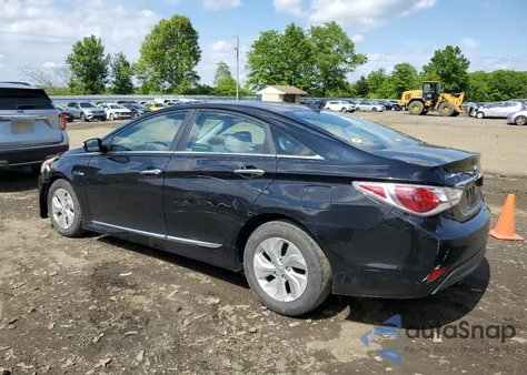 2013 Hyundai Sonata Hybrid из США, поврежденный, VIN KMHEC4A45DA084446